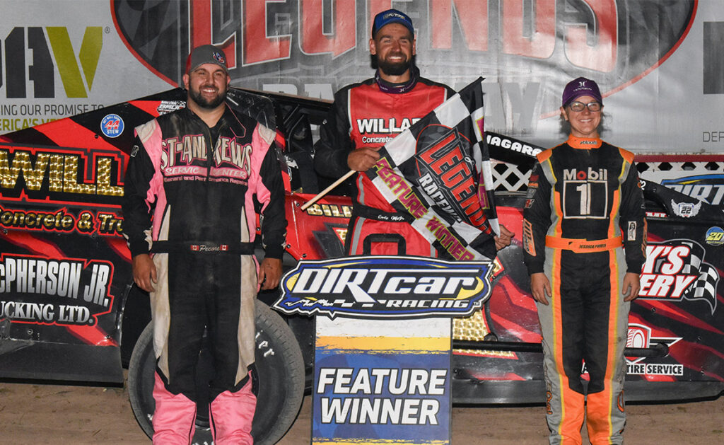 Land of Legends Raceway podium