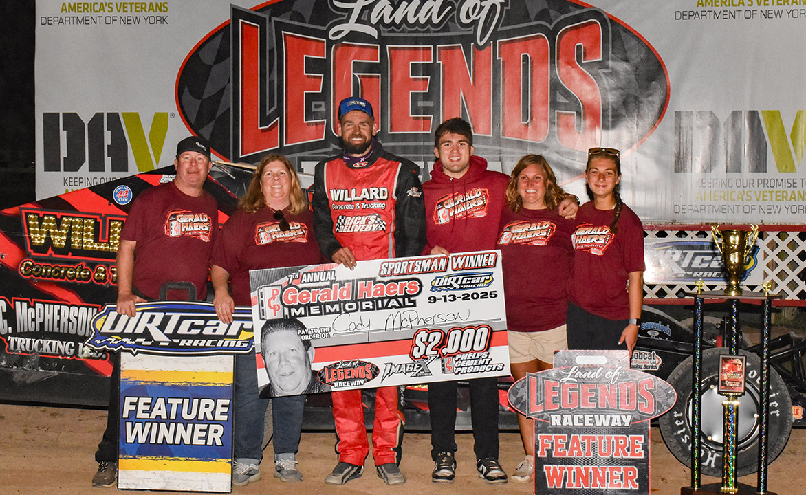 Cody McPherson wins at Land of Legends Raceway