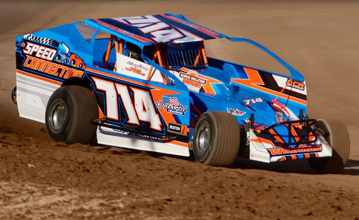Chris Darling driving his Sportsman