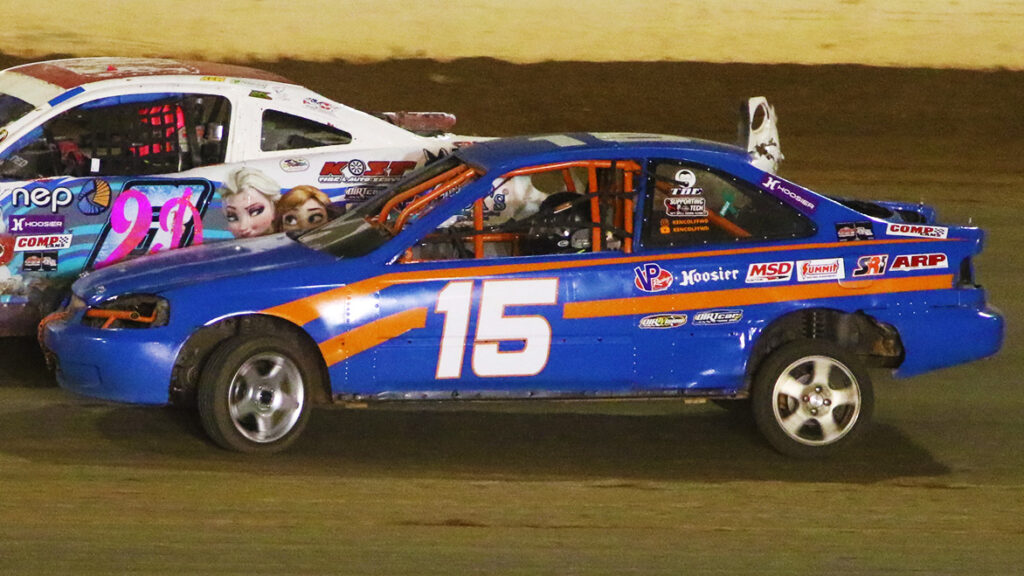 Ken Colf racing at The Dirt Track at Charlotte