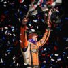 Jordan Koehler celebrates