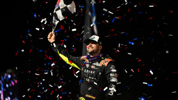 Overton in Victory Lane