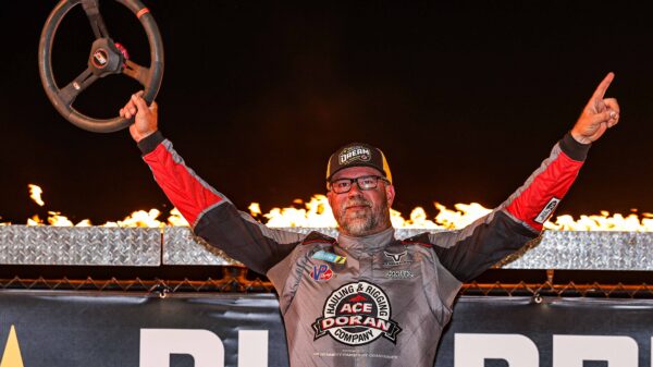 Davenport in Victory Lane