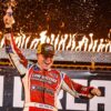 Pierce in Victory Lane