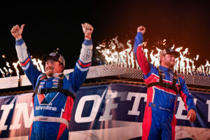 Sheppard and O'Neal in Victory Lane