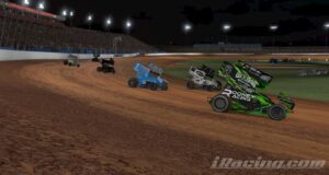 Sprint cars at the Dirt Track at Charlotte