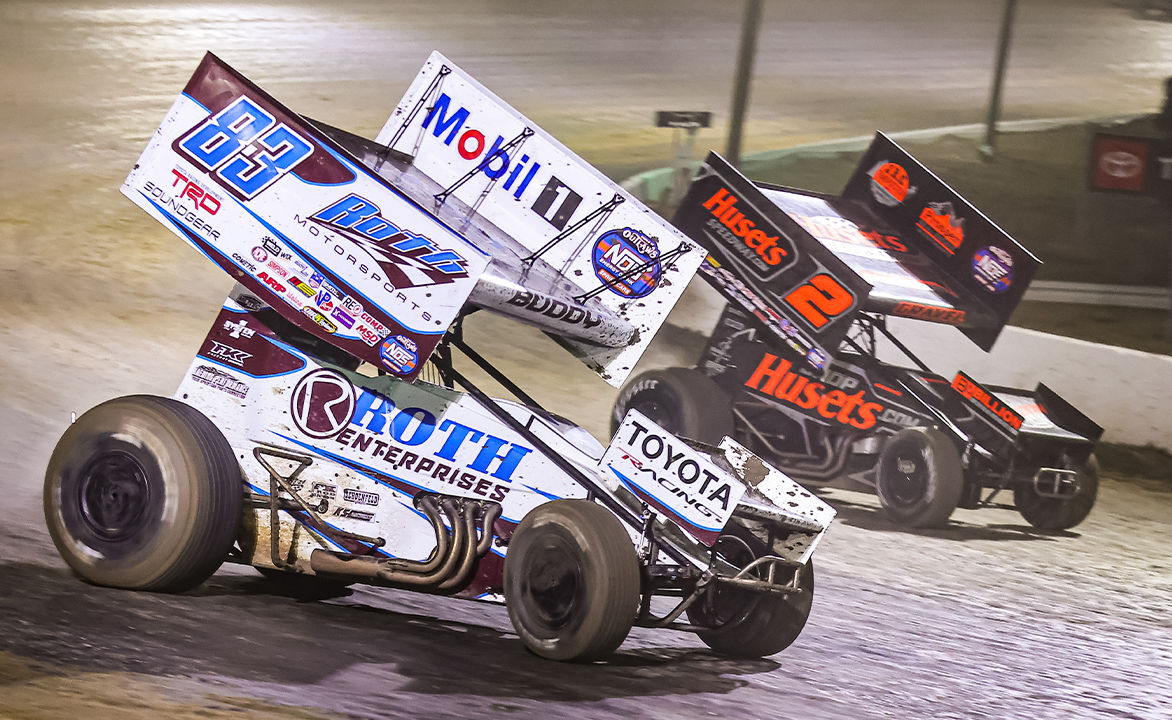 Buddy Kofoid races David Gravel