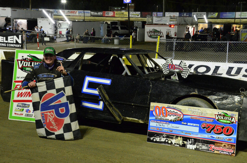 Blake Clouser's first win at Volusia