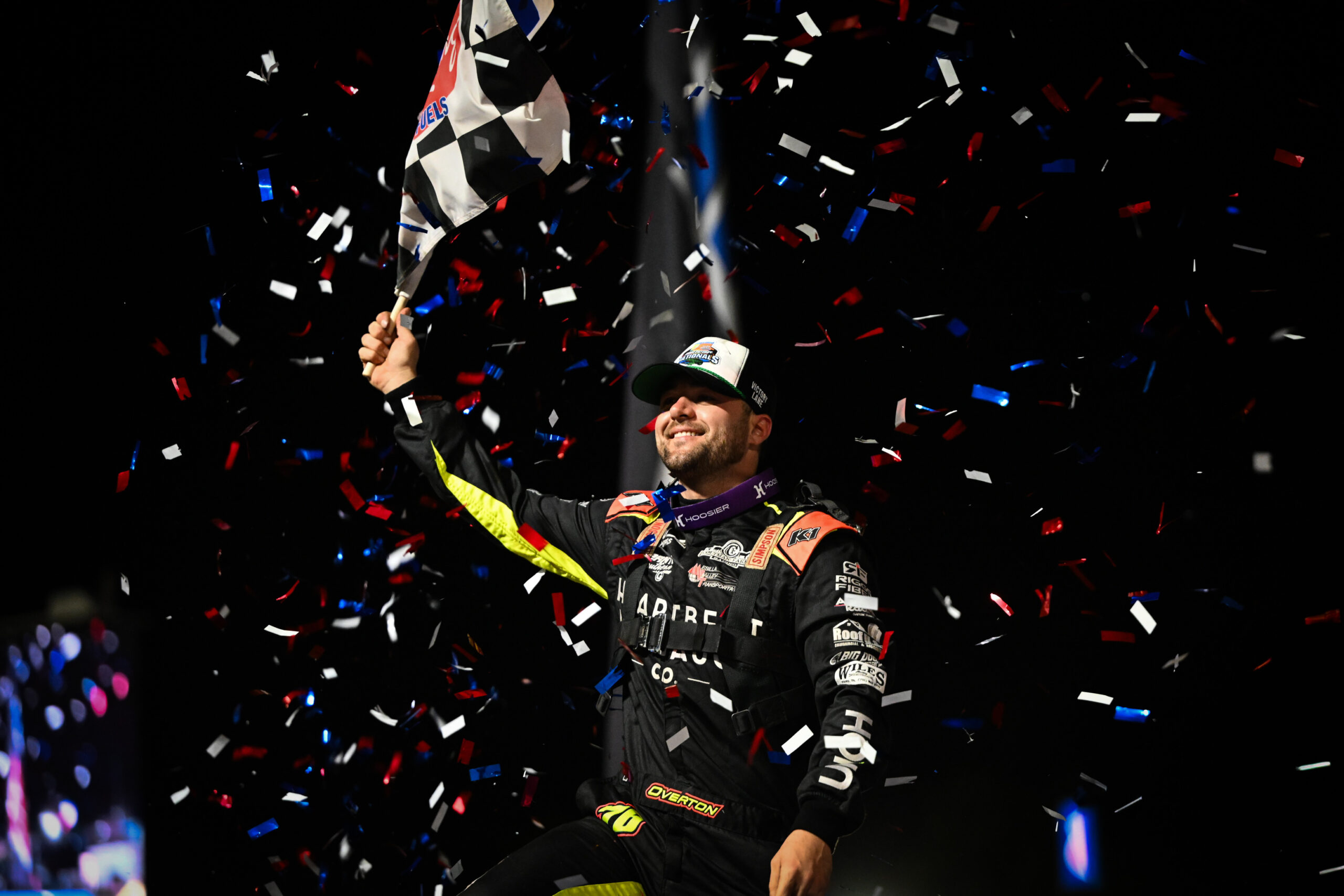 Overton in Victory Lane