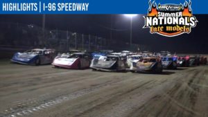 DIRTcar-Summer-Nationals-Late-Models-at-I-96-Speedway-August-19-2021-HIGHLIGHTS