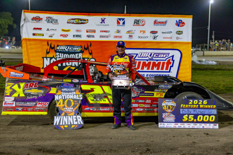 Billy Moyer Wins at Benton for 102nd Career Summer Nationals Victory