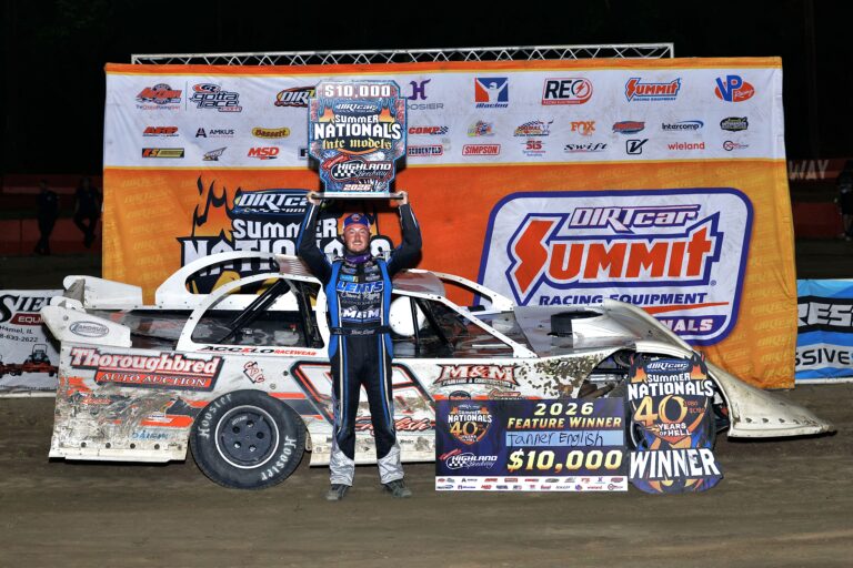 Tanner English Wins Eighth Career Summer Nationals Feature at Highland