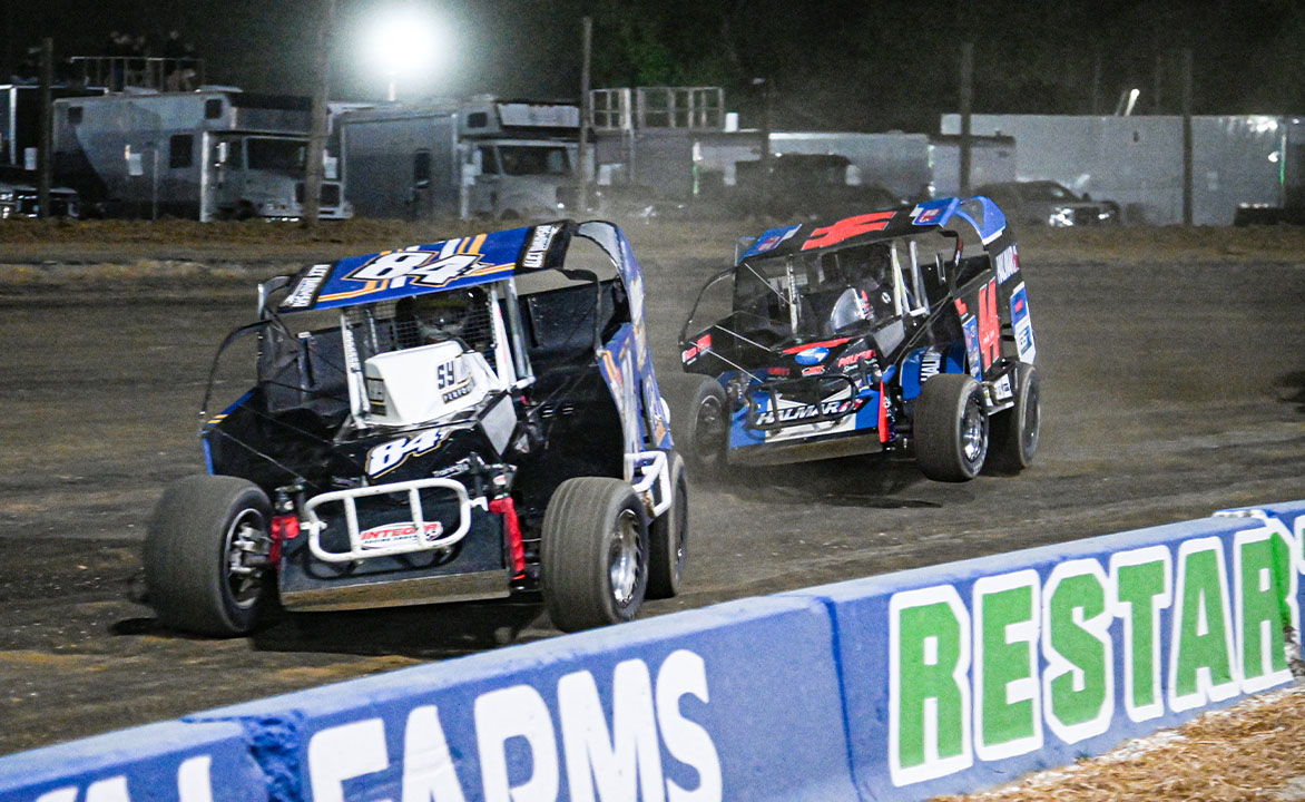 Alex Yankowski and Stewart Friesen