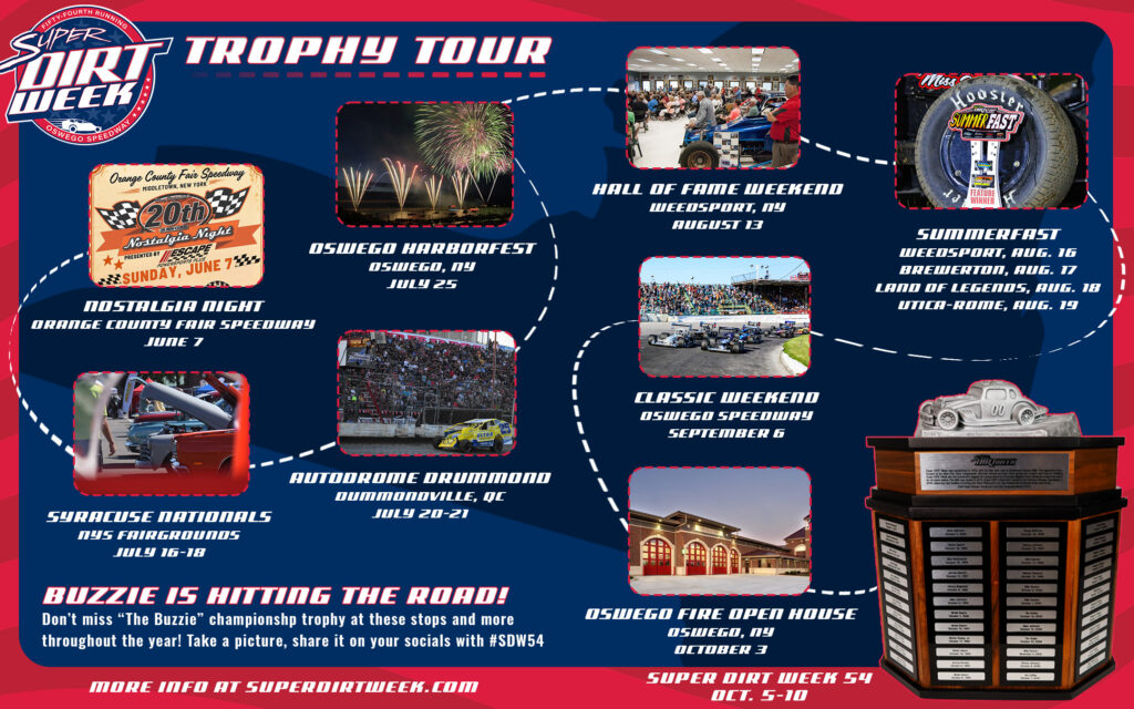 Super DIRT Week trophy tour
