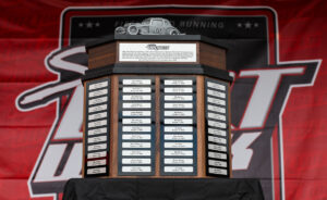 "The Buzzie" championship trophy
