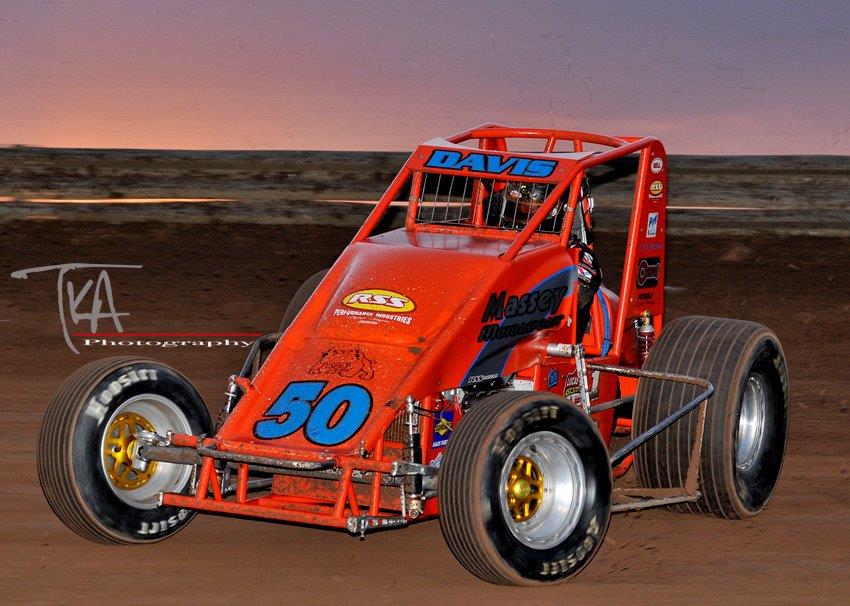 Davis Charges to Canyon Region Victory - American Sprint Car Series