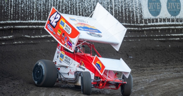Caleb Saiz Back In Gillette Thunder Speedway Victory Lane With ASCS Northern Plains