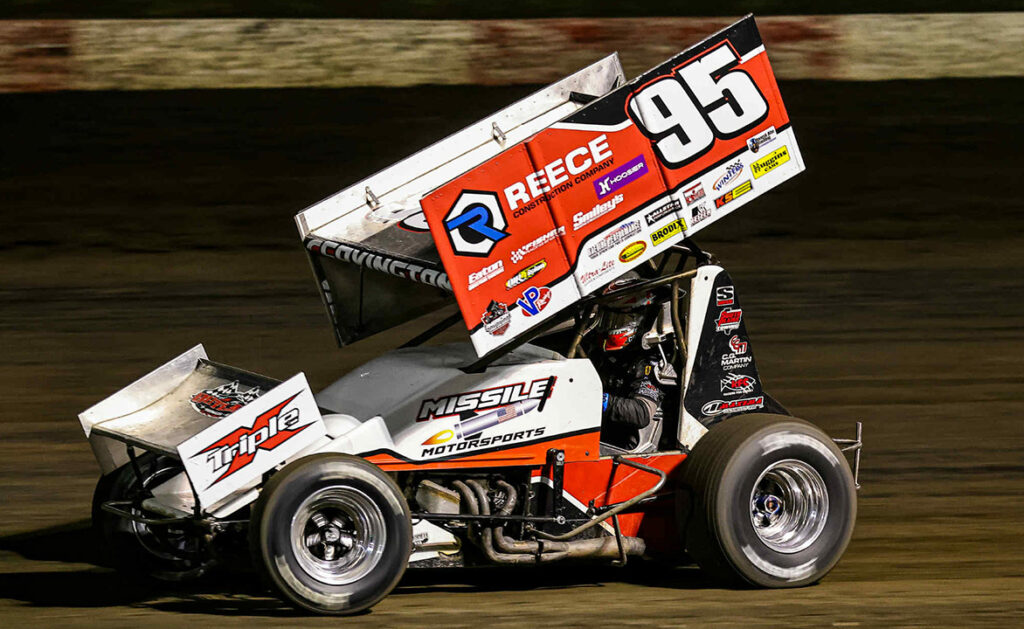 Matt Covington on track