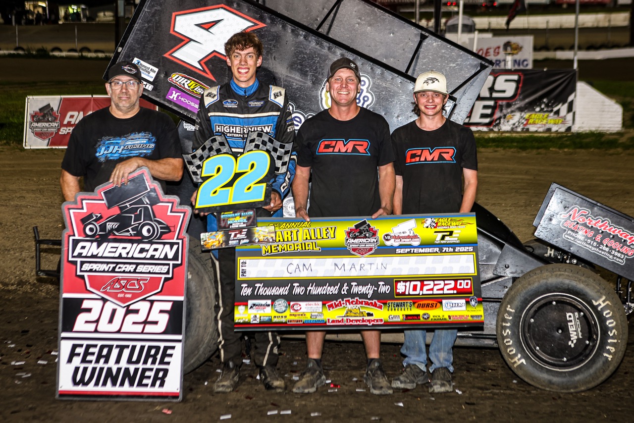 Cameron Martin Wins Stewart Alley Memorial at Eagle for First National ASCS Win