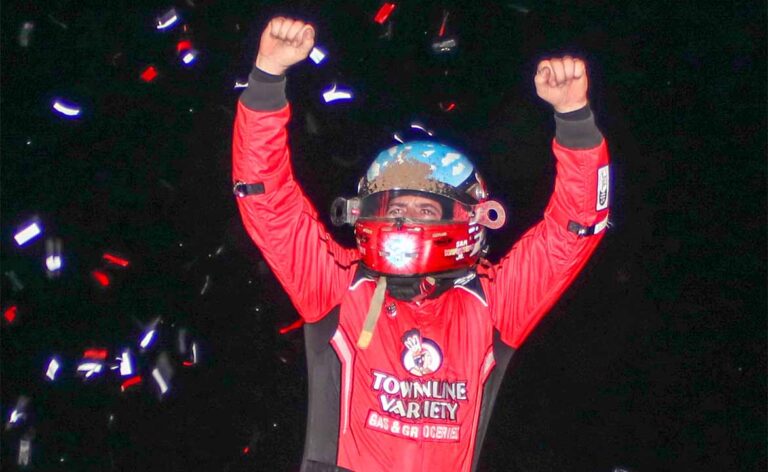 Sam Hafertepe Jr. celebrating