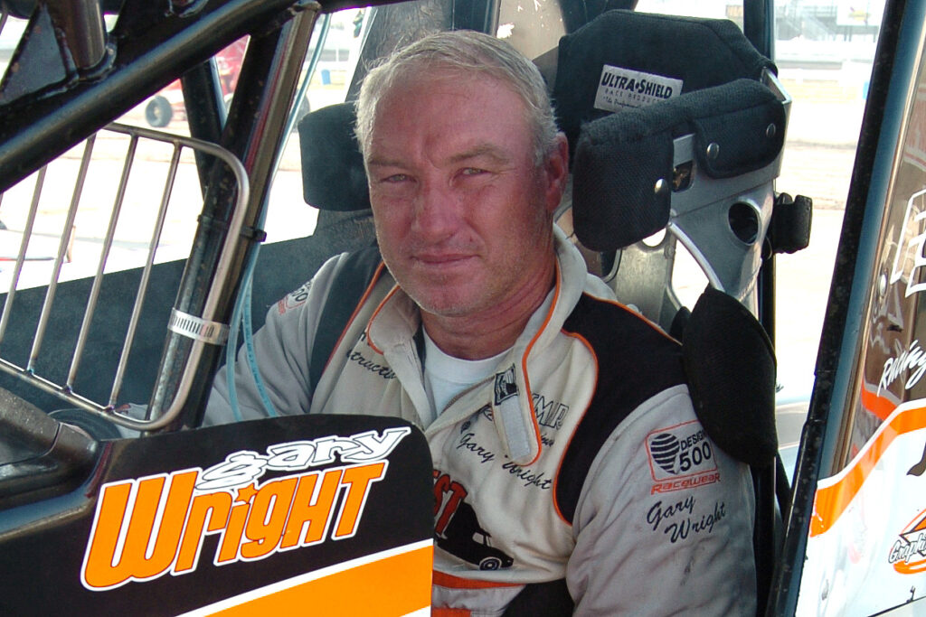 Gary Wright in Sprint Car