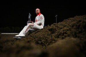 Sam Hafertepe Jr. with Emmett Hahn Trophy